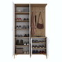 Hanah Home Soporte de Entrada EA147 - 4486 Nogal y Blanco